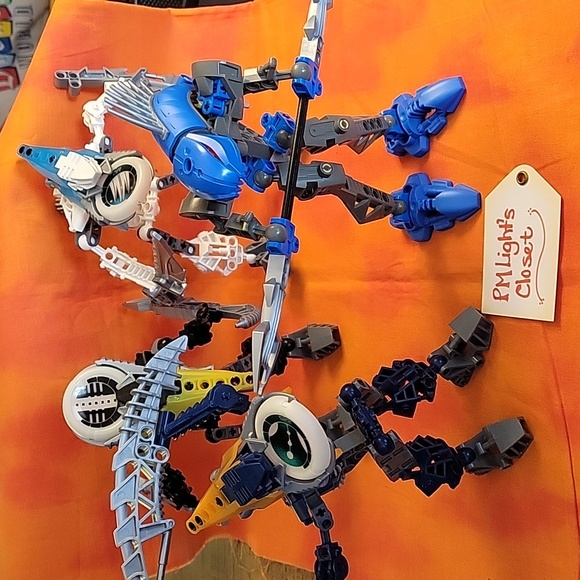 Lego Bionicle Bundle of 4 Sets 8590 8615 8618 8619 Retired